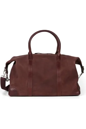 Howard London Taske, Herre, Brun, ONE SIZE, Læder, Brun Nubuck Læder Weekendtaske