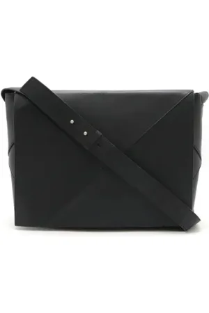 Bottega Veneta Pre-owned, Dame, Sort, ONE SIZE, Uld, Pre-owned Laeder crossbody-tasker