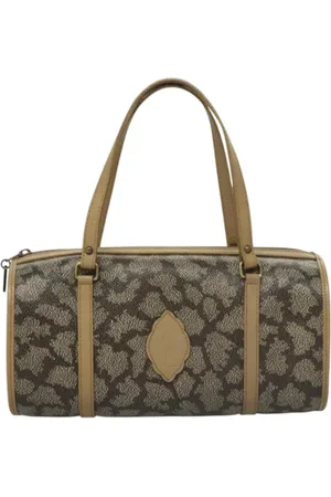 Saint Laurent Pre-owned, Dame, Grå, ONE SIZE, Uld, Pre-owned Laeder hndtasker
