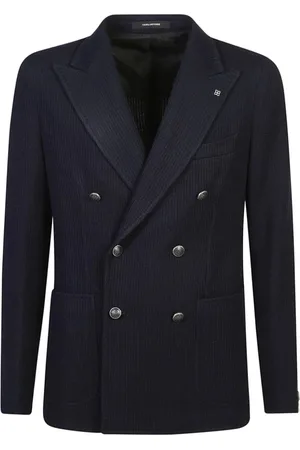 TAGLIATORE Jakke, Herre, Blå, 2XL, Uld, Herretøj Jakke B1081 Noos