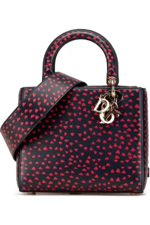 Dior Pre-owned, Dame, Flerfarvet, ONE SIZE, Uld, Pre-owned Laeder hndtasker