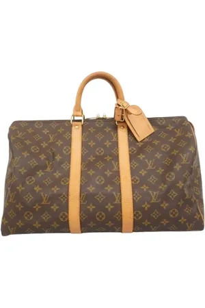 LOUIS VUITTON Pre-owned, unisex, Brun, ONE SIZE, Tyl, Pre-owned canvas tasker