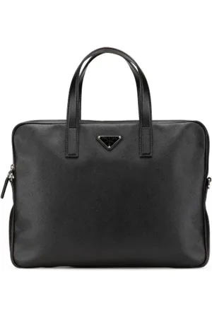 Prada Pre-owned, Dame, Sort, ONE SIZE, Tyl, Pre-owned Laeder prada-tasker