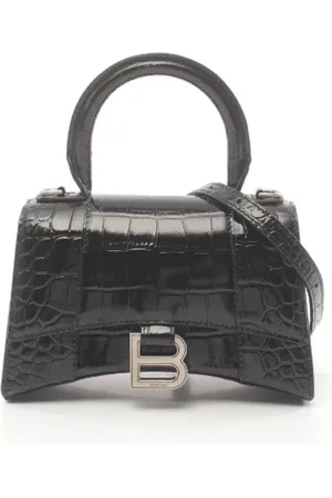 Balenciaga Pre-owned, Dame, Sort, ONE SIZE, Uld, Pre-owned Laeder hndtasker