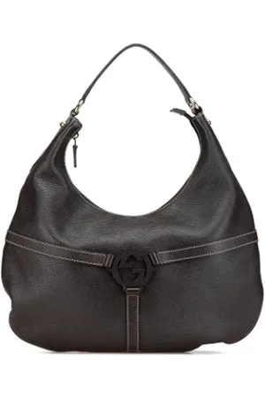 Gucci Pre-owned, Dame, Brun, ONE SIZE, Uld, Pre-owned Canvas gucci-tasker