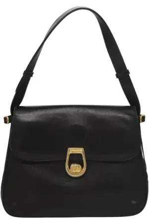 Gucci Pre-owned, Dame, Sort, ONE SIZE, Uld, Pre-owned Laeder gucci-tasker