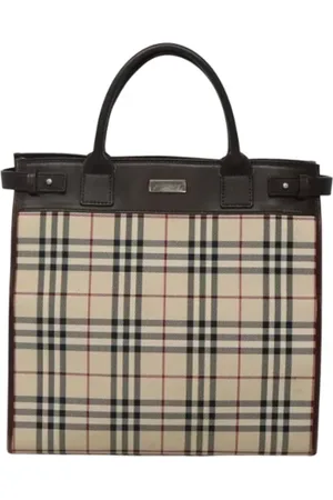 Burberry Pre-owned, Dame, , ONE SIZE, Tyl, Pre-owned canvas håndtasker