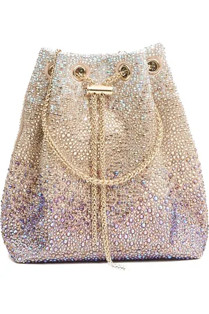 Twentyfour Taske, Dame, , ONE SIZE, Skinnende Strass Multifarvet Clutch Taske