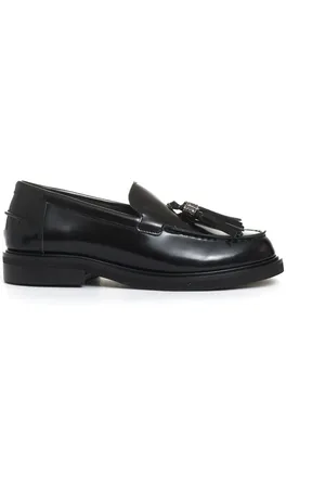 POESIE VENEZIANE Sko, Dame, Sort, 40 EU, Uld, Sort Tassel Loafer Sko