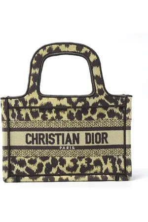 Dior Pre-owned, Dame, Flerfarvet, ONE SIZE, Uld, Pre-owned Canvas dior-tasker