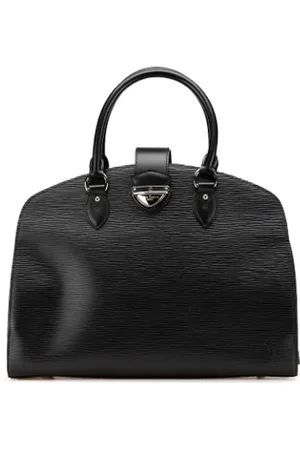 LOUIS VUITTON Pre-owned, Dame, Sort, ONE SIZE, Tyl, Pre-owned Laeder hndtasker