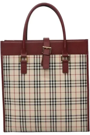 Burberry Pre-owned, Dame, , ONE SIZE, Tyl, Pre-owned canvas håndtasker
