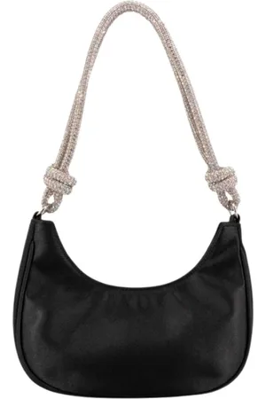 Twentyfour Taske, Dame, Sort, ONE SIZE, Satin, Satin Nahid Taske - Sort