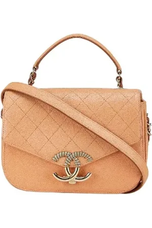 CHANEL Pre-owned, Dame, , ONE SIZE, Uld, Pre-owned Laeder hndtasker