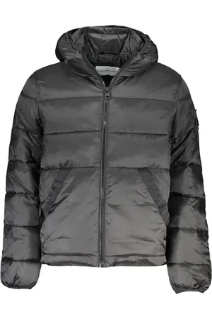 Calvin Klein Jakke, Herre, Sort, XL, Uld, Tøj