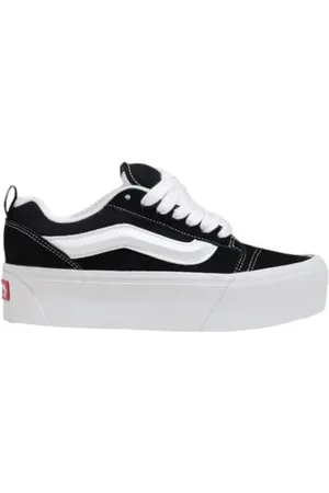 Vans Sko, Dame, Sort, 40 EU, Sort & Hvid Ruskind Sneakers