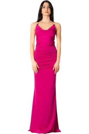 alma sanchez Kjole, Dame, Lyserød, L, Maxi Dresses