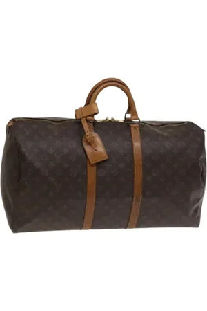 LOUIS VUITTON Pre-owned, Dame, Brun, ONE SIZE, Tyl, Pre-owned canvas tasker