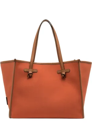 Gianni chiarini Taske, Dame, , ONE SIZE, Læder, Lærred Læder Håndtaske Corallo/Corda/Caramel