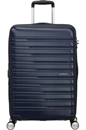 American Tourister Kuffert, unisex, Blå, ONE SIZE, Holdbar Flashline Bagage og Trolley