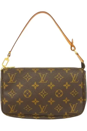 LOUIS VUITTON Pre-owned, Dame, Brun, ONE SIZE, Tyl, Pre-owned canvas tasker