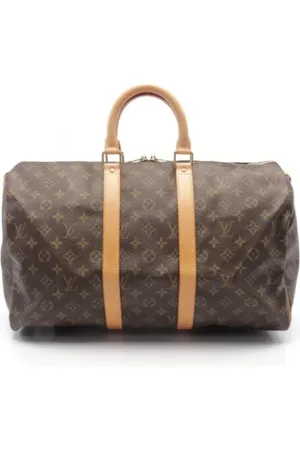 LOUIS VUITTON Pre-owned, Dame, Brun, ONE SIZE, Tyl, Pre-owned canvas tasker