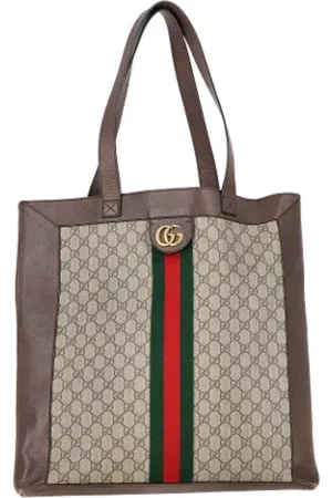 Gucci Pre-owned, Herre, , ONE SIZE, Uld, Pre-owned Canvas gucci-tasker