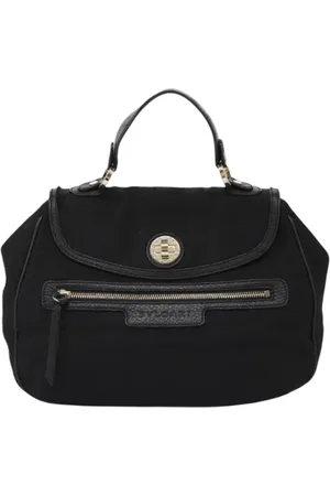 Bvlgari Pre-owned, Dame, Sort, ONE SIZE, Tyl, Pre-owned canvas håndtasker