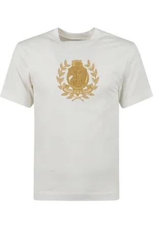 Burberry Top, Herre, Hvid, M, Uld, Stilfulde T-shirts og Polos til Mænd