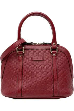 Gucci Pre-owned, Dame, Rød, ONE SIZE, Uld, Pre-owned Laeder gucci-tasker
