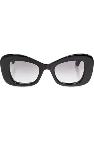 Alexander McQueen Tilbehør, Dame, Sort, ONE SIZE, Uld, Solbriller