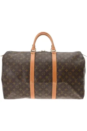 LOUIS VUITTON Pre-owned, unisex, Brun, ONE SIZE, Tyl, Pre-owned canvas tasker
