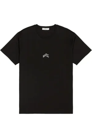 Givenchy Top, Herre, Sort, S, Bomuld, Broderet Logo T-shirt