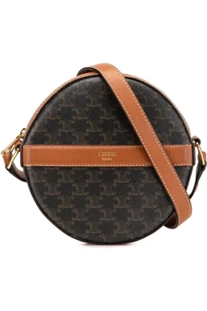 Céline Pre-owned, Dame, Brun, ONE SIZE, Uld, Pre-owned Stof crossbody-tasker