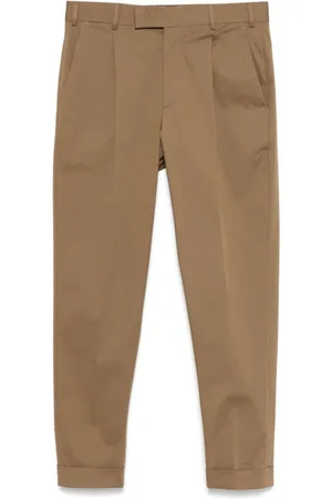 PT Torino Bukser, Herre, Brun, XL, Bomuld, Elegant Marrone Bukser