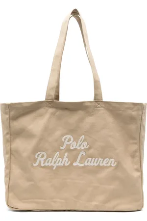 Ralph Lauren Taske, Dame, , ONE SIZE, Bomuld, Bomuld Tote Taske med Broderi