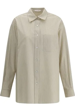 The Row Bluser & Skjorter, Dame, , XS, Bomuld, Elegant Stribet Bomuldsskjorte