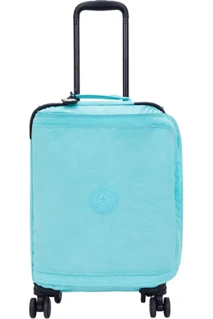 Kipling Kuffert, unisex, Blå, ONE SIZE, Polyester, Kompakt Praktisk Rejsetrolley