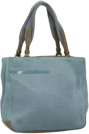 Prada Pre-owned, Dame, Blå, ONE SIZE, Nylon, Pre-owned nylon hndtasker