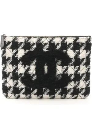 CHANEL Pre-owned, Dame, Sort, ONE SIZE, Tyl, Pre-owned Canvas clutches