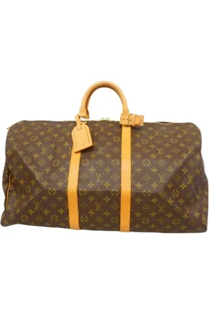LOUIS VUITTON Pre-owned, unisex, Brun, ONE SIZE, Tyl, Pre-owned canvas tasker