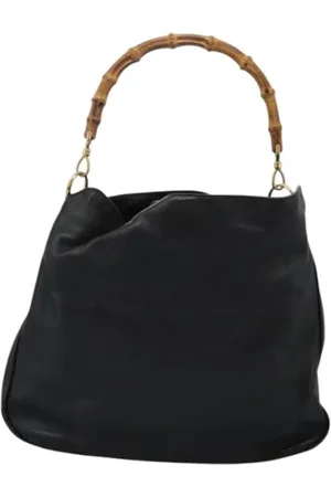Gucci Pre-owned, Dame, Sort, ONE SIZE, Uld, Pre-owned Laeder hndtasker
