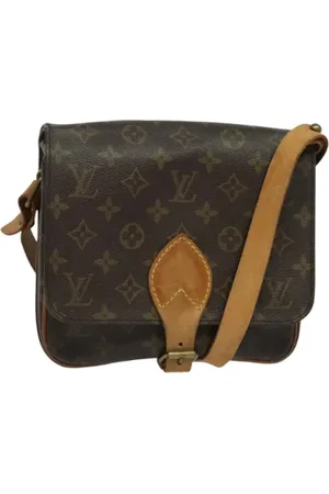 LOUIS VUITTON Pre-owned, Dame, Brun, ONE SIZE, Uld, Pre-owned canvas tasker