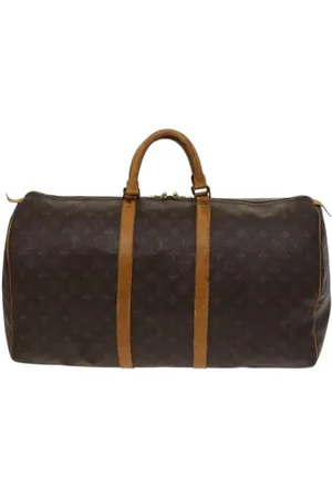 LOUIS VUITTON Pre-owned, Dame, Brun, ONE SIZE, Tyl, Pre-owned canvas tasker