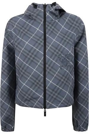 Burberry Jakke, Dame, Blå, S, Uld, Stilfulde Jakker til Kvinder