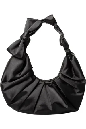 Twentyfour Taske, Dame, Sort, ONE SIZE, Satin, Sort Satin Taske - Nero