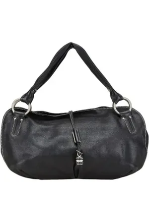Céline Pre-owned, Dame, Sort, ONE SIZE, Tyl, Pre-owned Laeder celine-tasker