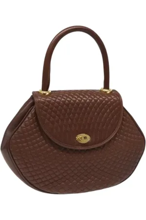 Bally Pre-owned, Dame, Brun, ONE SIZE, Tyl, Pre-owned Laeder hndtasker