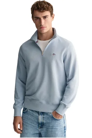 GANT Sweathshirts & Hoodies, Herre, Blå, 2XL, Bomuld, Sweatshirts & Hoodies