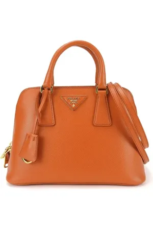 Prada Pre-owned, Dame, , ONE SIZE, Uld, Pre-owned Laeder hndtasker